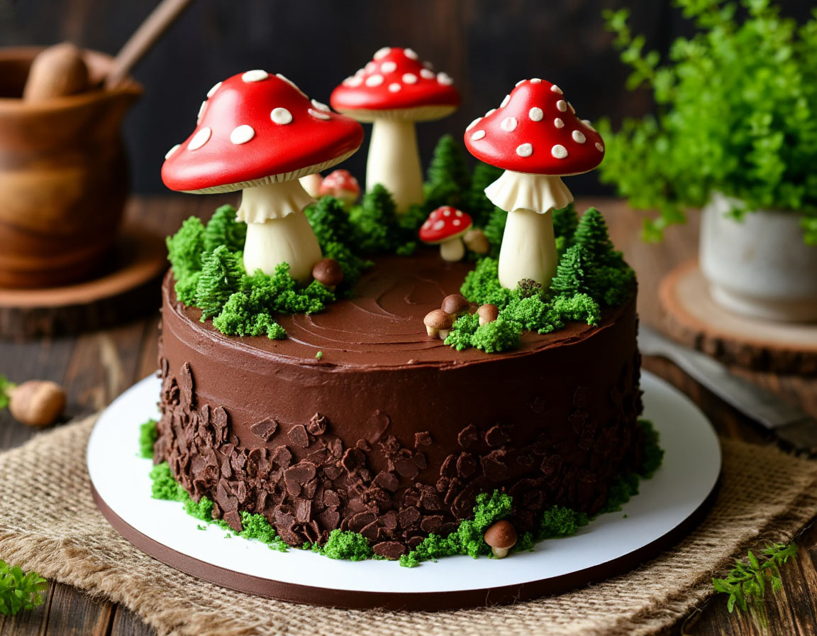 Magic Mushroom Cake